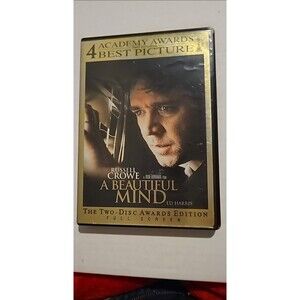 A Beautiful Mind (DVD, 2002, 2-Disc Set, Limited Edition Packaging Full Frame)